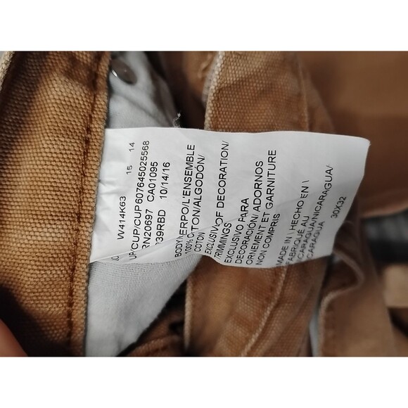 Dickies Carpenter camel khaki jeans mens 30 X 32 workwear - Picture 6 of 14